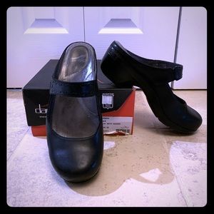 Dansko Black Mary Jane Clog, Size 42 (12)